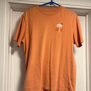 American Eagle Outfitters Men's Sunset Orange Tee